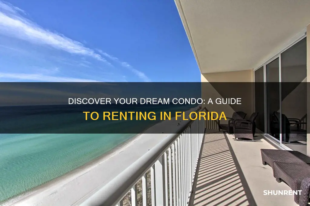 how to find condos to rent in florida