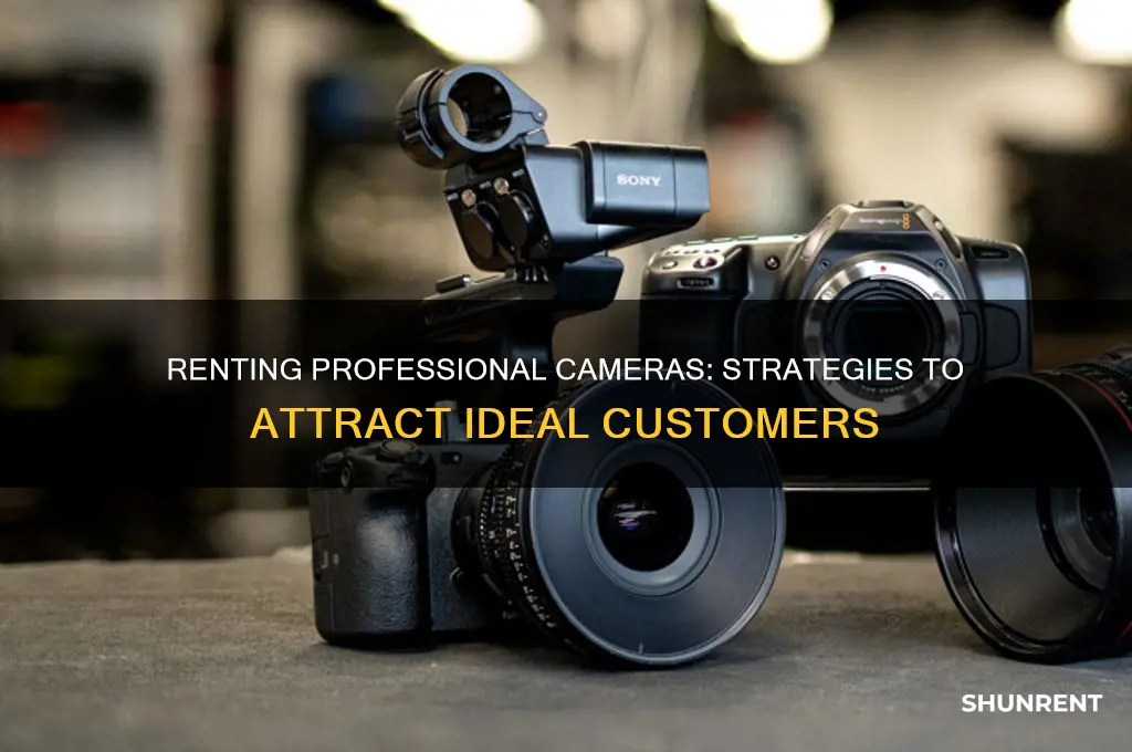 how to find customers to rent professional cameras