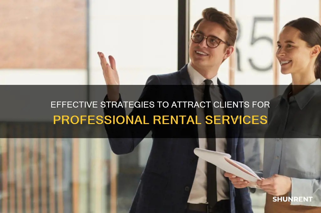 how to find customers to rent professionals