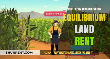 Finding the Equilibrium Land Rent Equation: A Comprehensive Guide