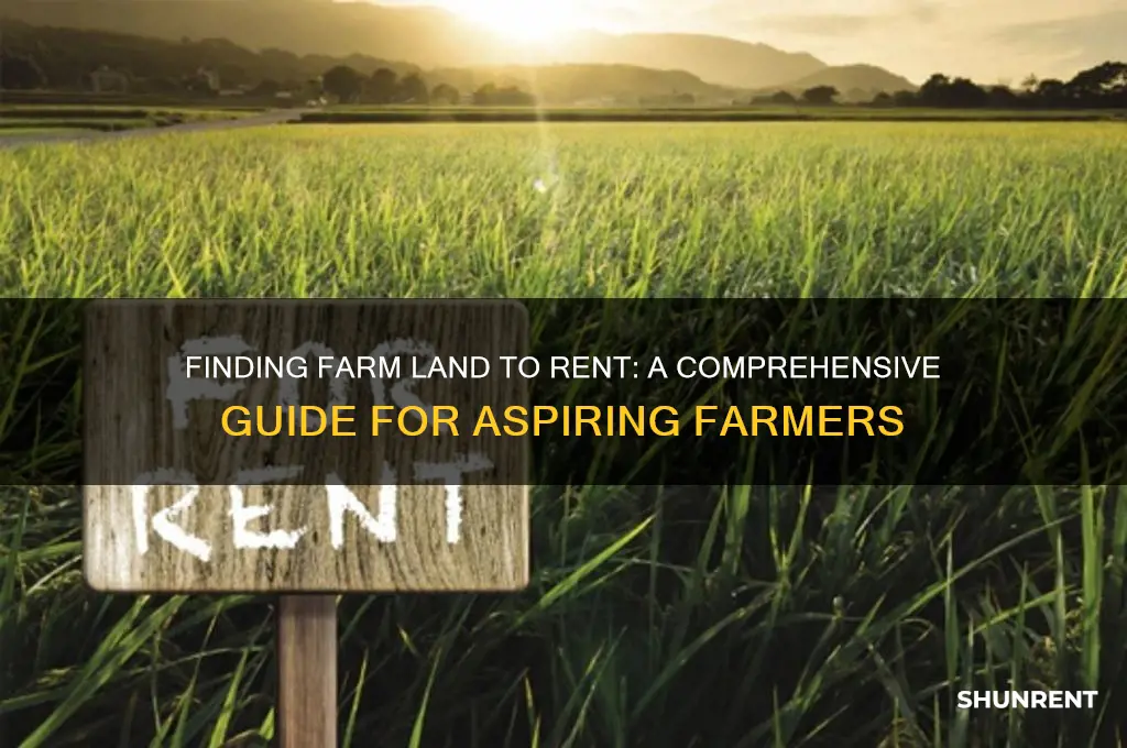how to find farm land to rent