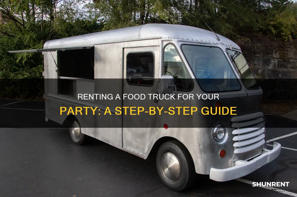 how to find food truck to rent for a party