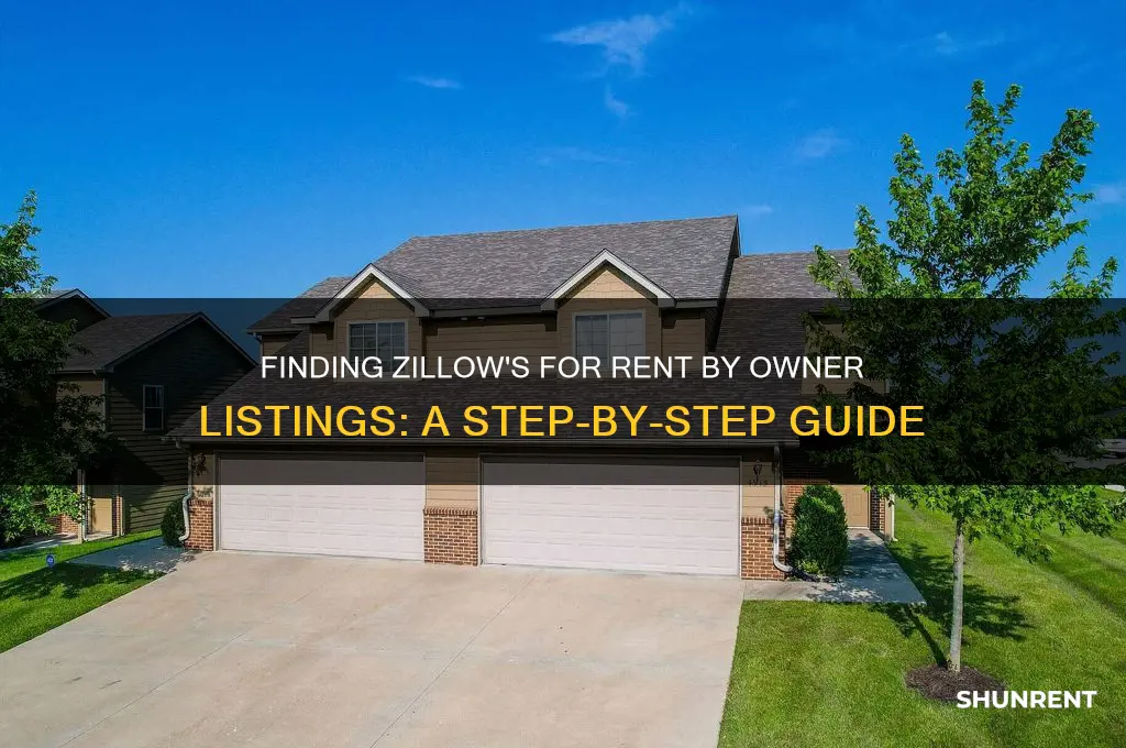 how to find for rent by owner on zillow