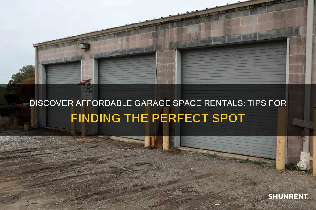 how to find garage space for rent