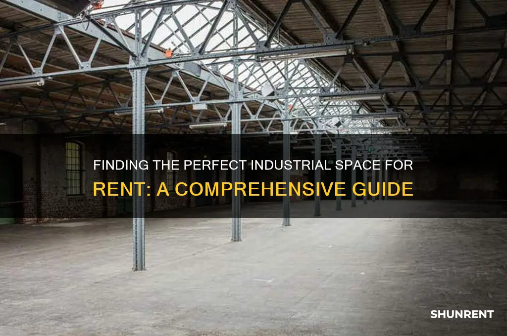 how to find industrial space for rent