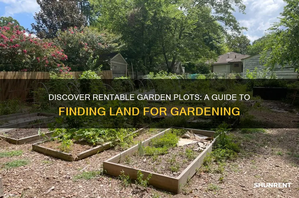 how to find land that rents for gardening