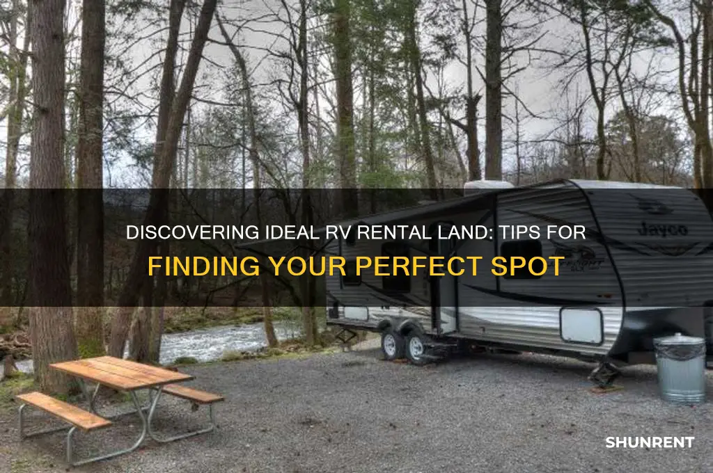 how to find land to rent for rv