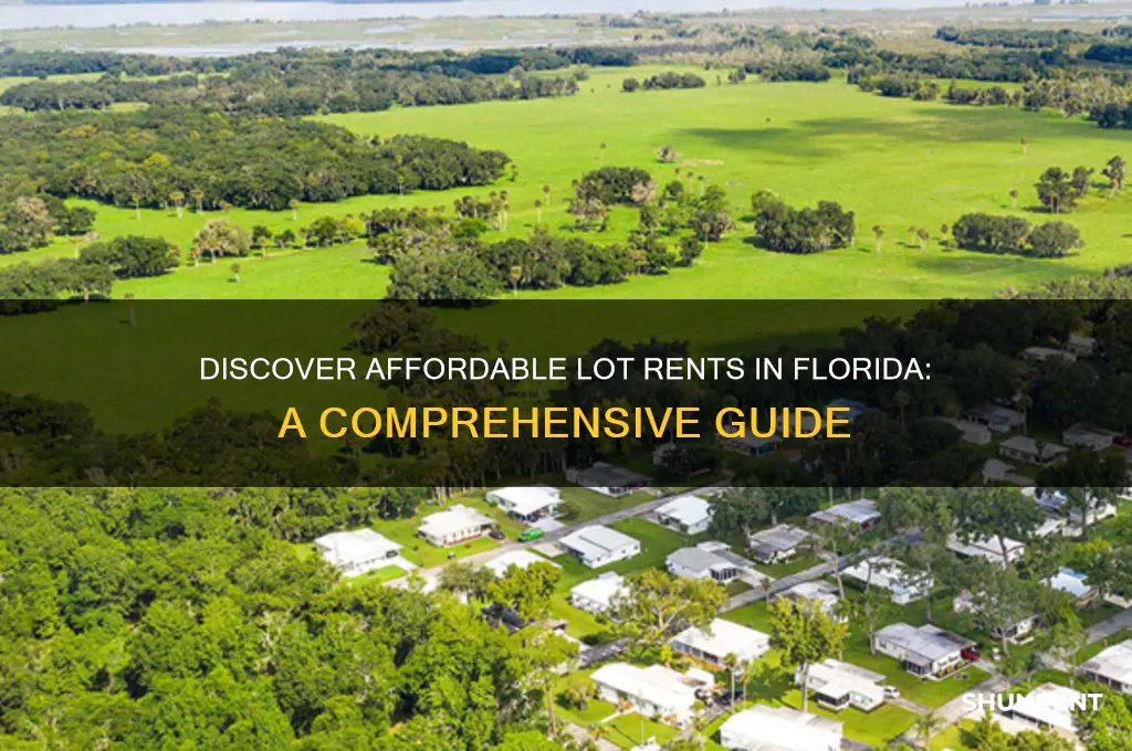 how to find lot rents in florida