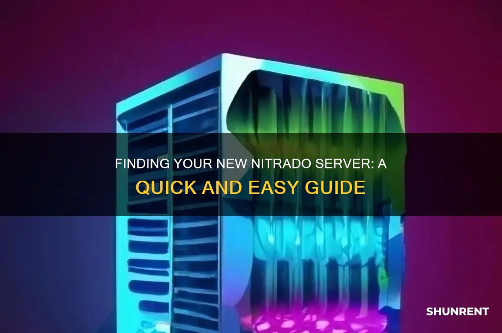 how to find my newly rented nitrado server