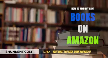 Discover Your Rented Books on Amazon: A Quick Guide