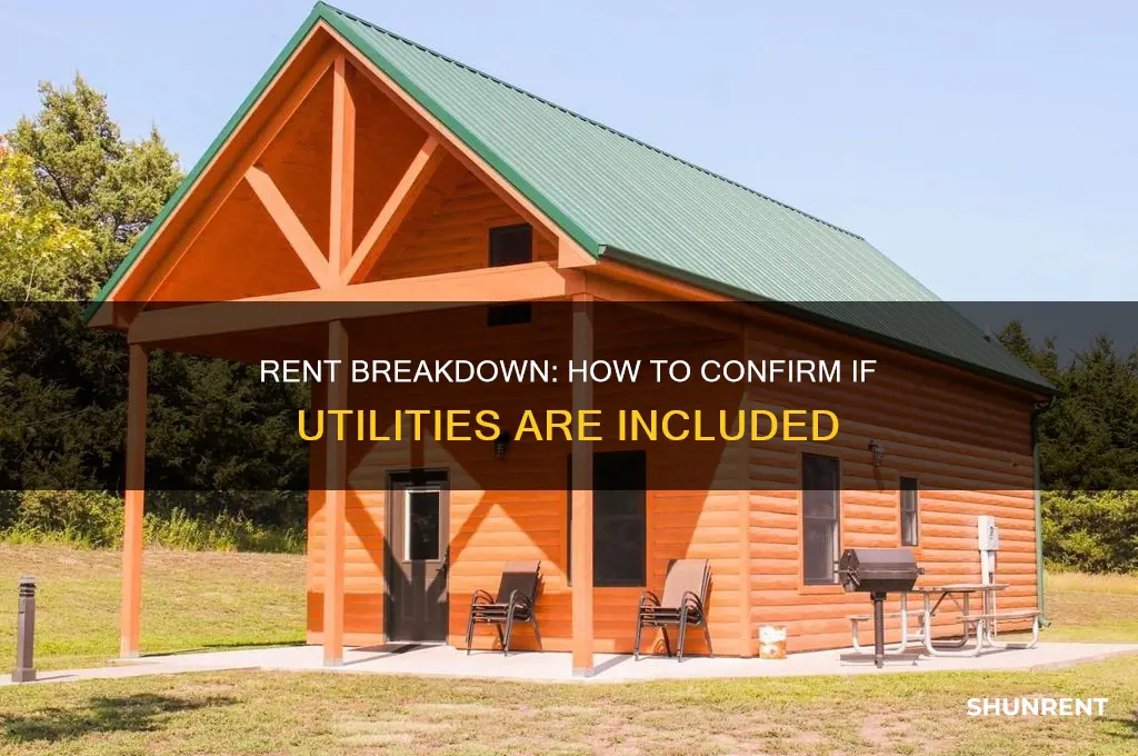 how to find out if utilities are included in rent
