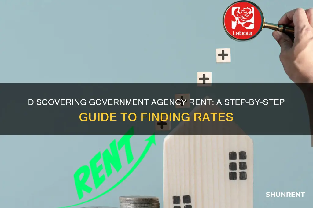how to find out rent for goverement agency