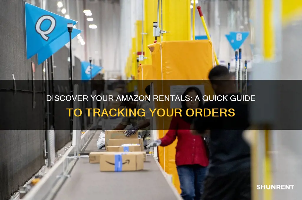 how to find out what you have rented on amazon