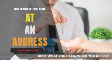 Finding Out Who Rents: Address Lookup