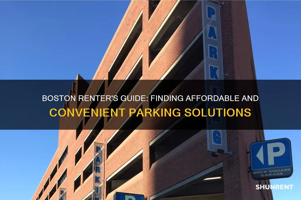 how to find parking in boston as a renter