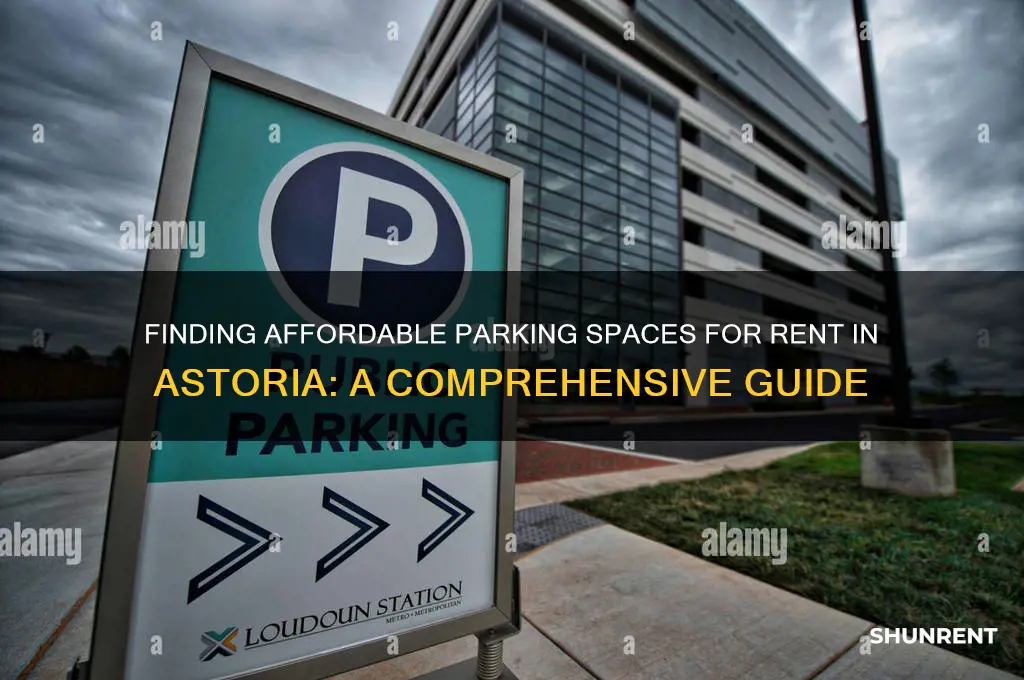 how to find parking spaces for rent in astoria