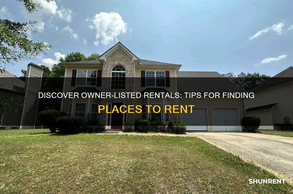 how to find places for rent by owner