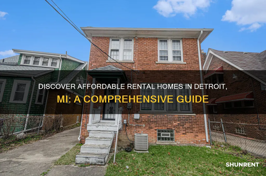 how to find places for rent in detroit mi