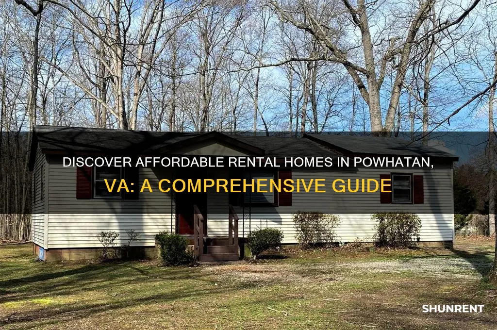 how to find places for rent powhatan va