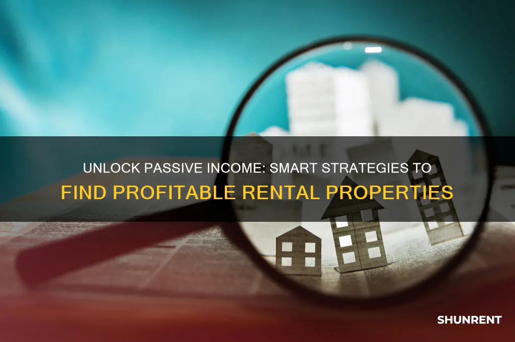 how to find places to rent it for passive income