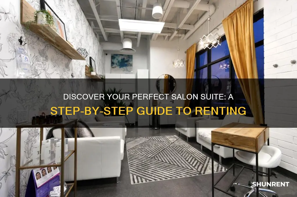 how to find rent a salon suite