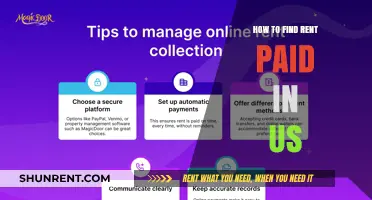 Finding Rent Payments in the US: A Step-by-Step Guide