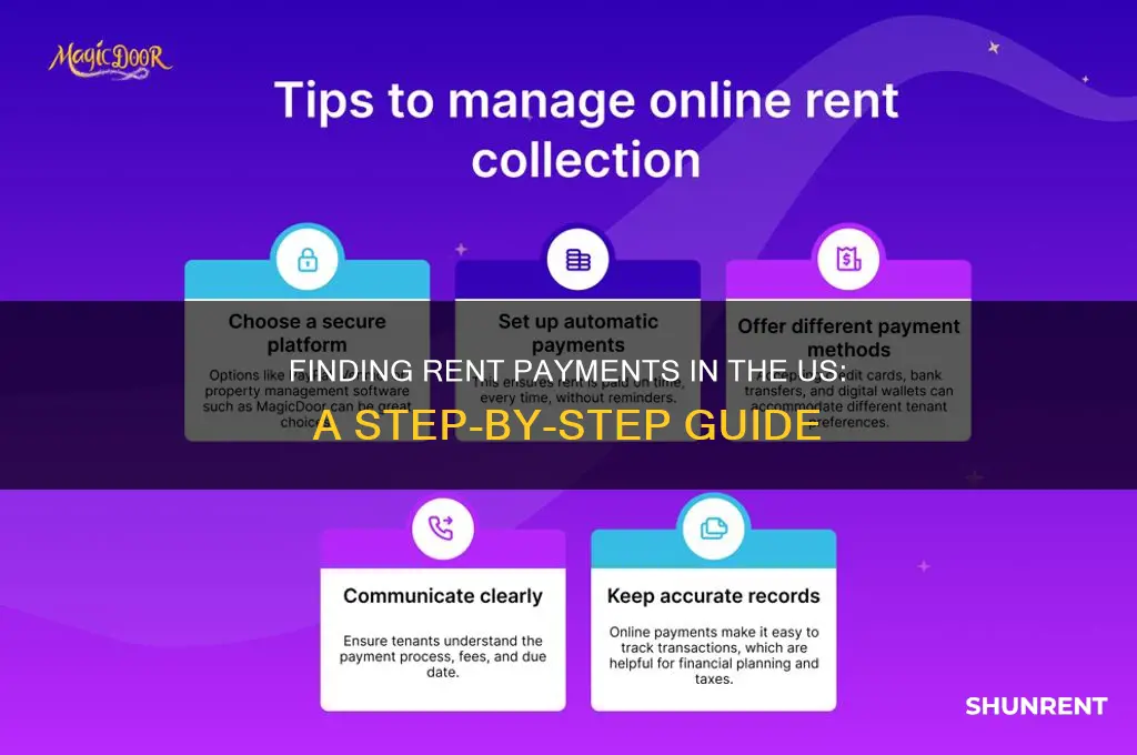how to find rent paid in us