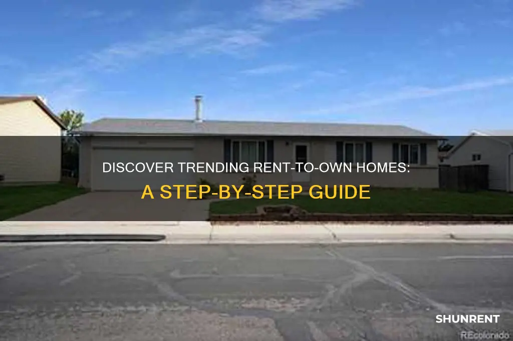 how to find rent to own in trend