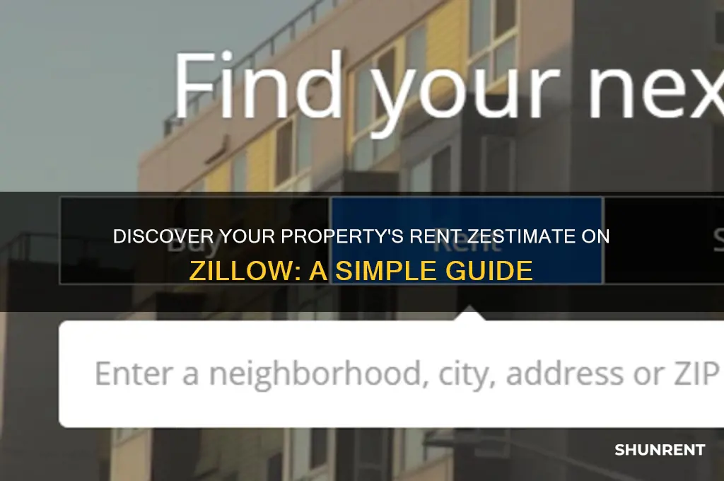 how to find rent zestimate on zillow