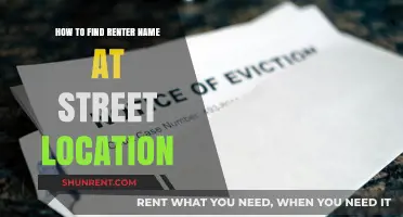 How to Find Renter Names at a Specific Street Location