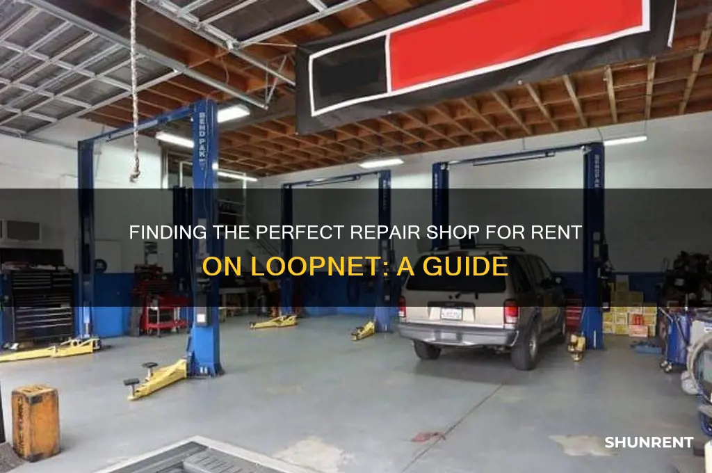 how to find repairshop for rent loopnet