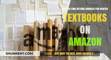 Finding Return Addresses for Rented Textbooks on Amazon: A Quick Guide