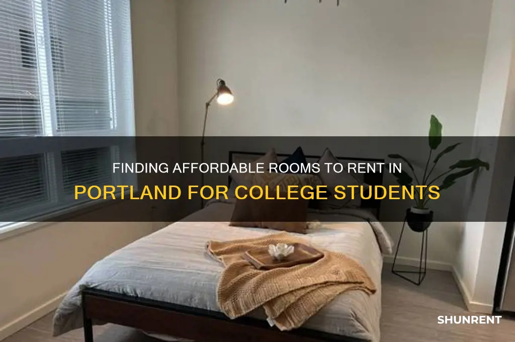 how to find roo to rent college student portland or