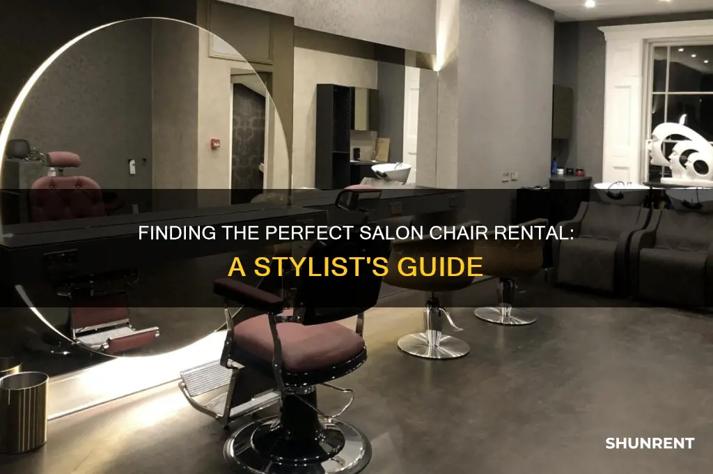 how to find salon that rents chair for stylists