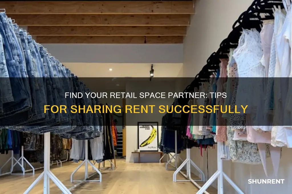 how to find someone to share retail space for rent