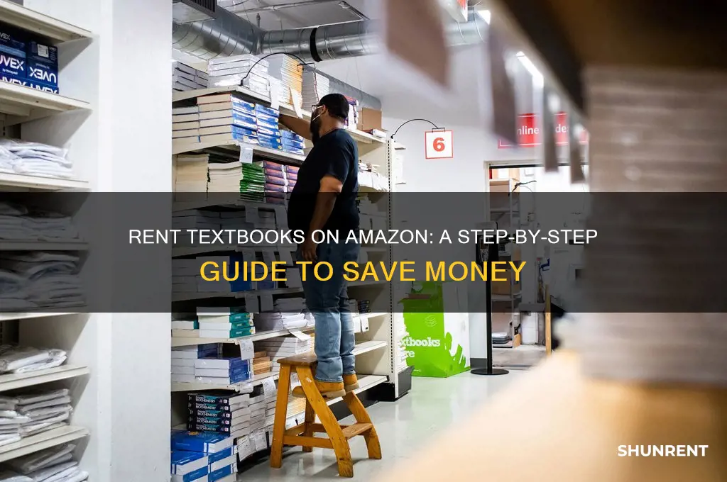 how to find textbooks for rent on amazon