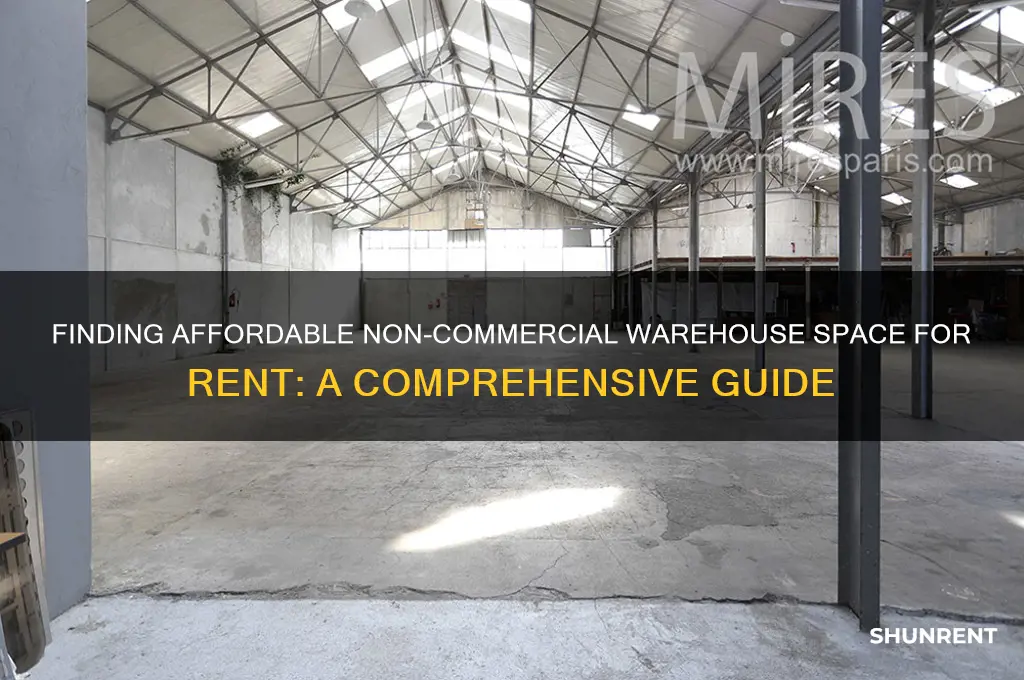 how to find warehouse space for rent noncommercial