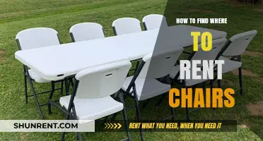 Where to Rent Chairs: A Quick Guide to Finding the Best Deals