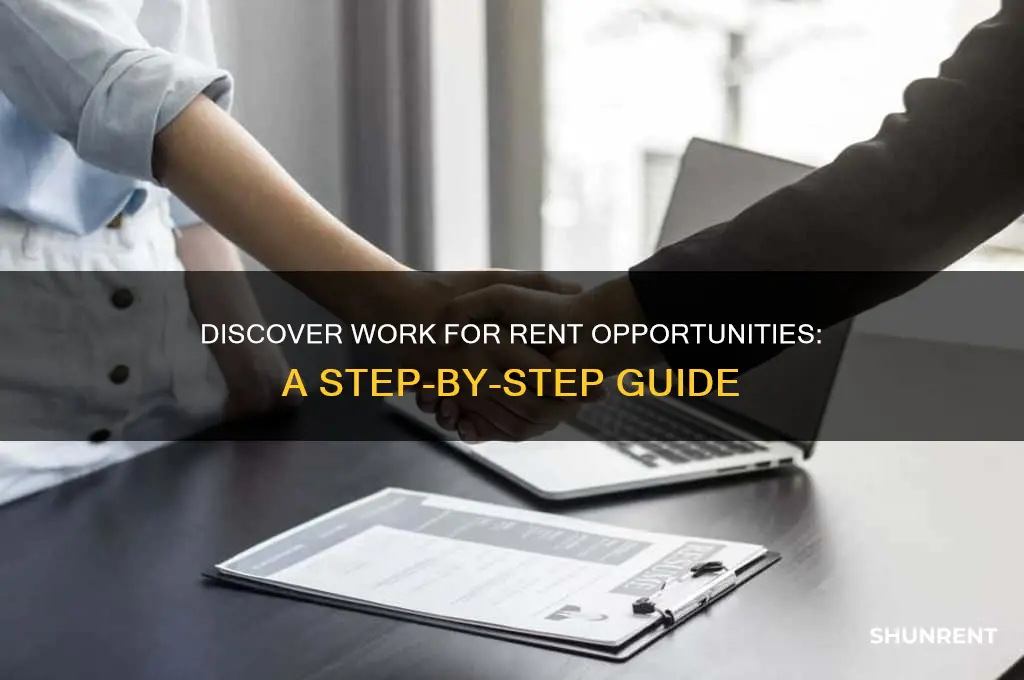 how to find work for rent oportunities