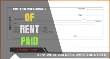Locate Your Rent Paid Certificate: A Step-by-Step Guide for Tenants