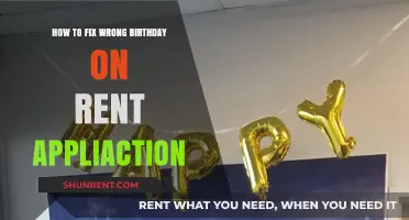 Correcting Your Birthday Error on Rental Applications: A Step-by-Step Guide