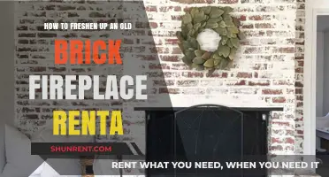 Revitalize Your Rental: Easy Tips to Refresh an Old Brick Fireplace