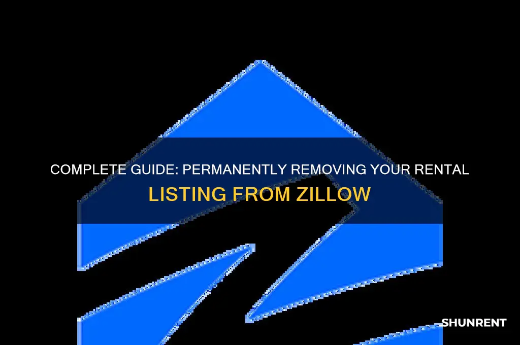 how to fully delete a rent listing from zillow