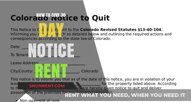 Giving 30-Day Notice: A Step-by-Step Guide for Renters