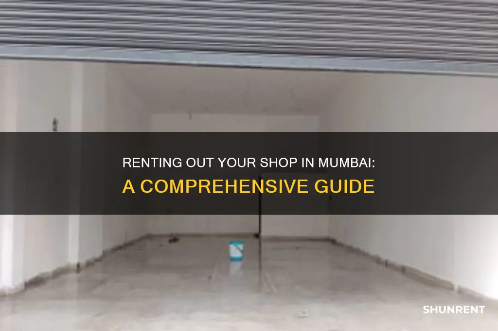 how to give a shop on rent in mumbai