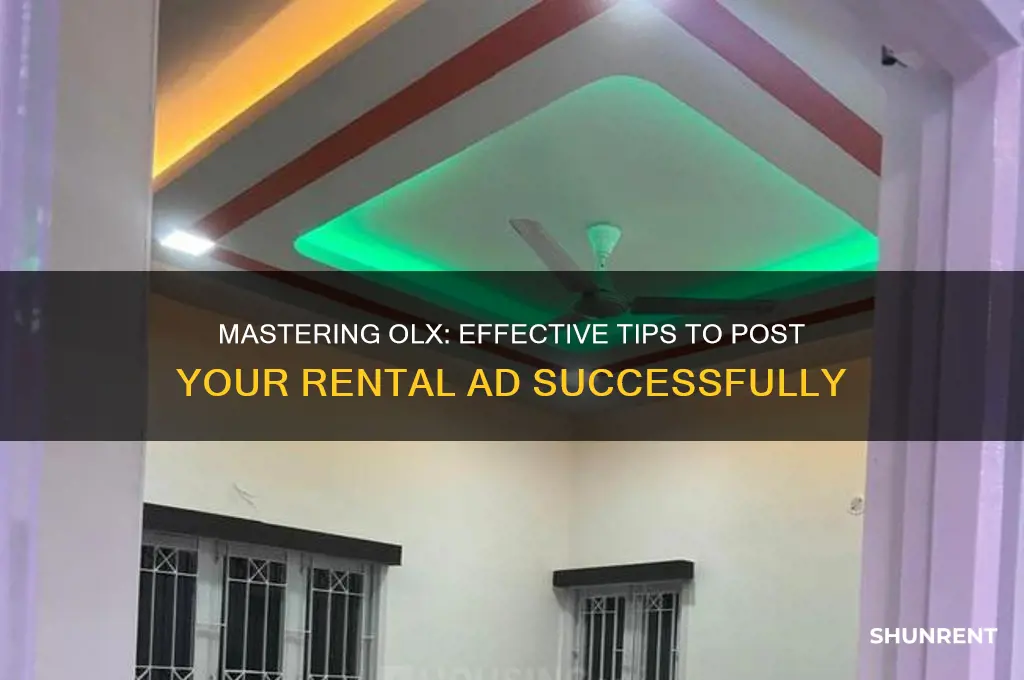 how to give ad for rent in olx