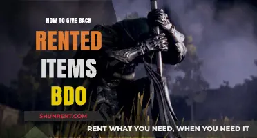 Efficiently Returning Rented Items in BDO: A Step-by-Step Guide