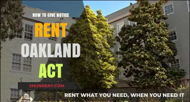 Giving Notice to Your Oakland Landlord: A Step-by-Step Guide to the Rent Act