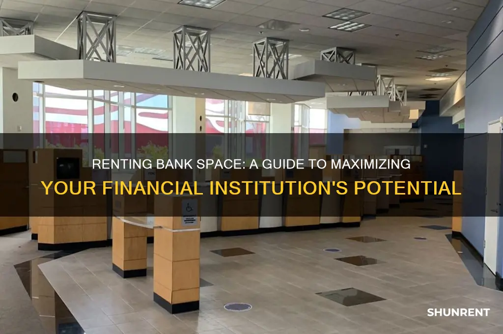 how to give space to bank on rent