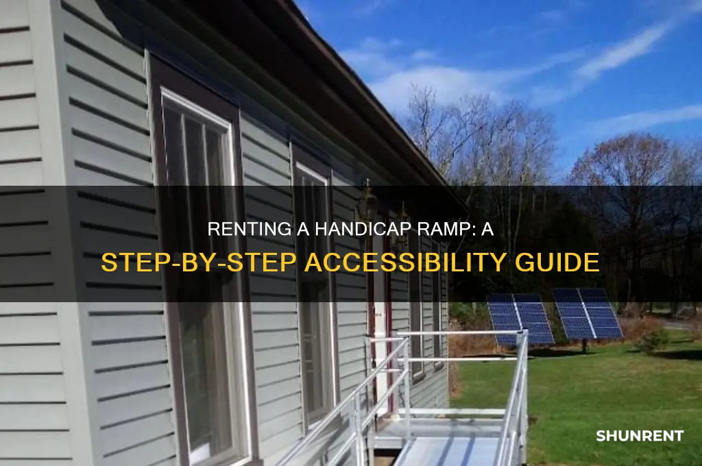 how to go about renting a handicap ramp
